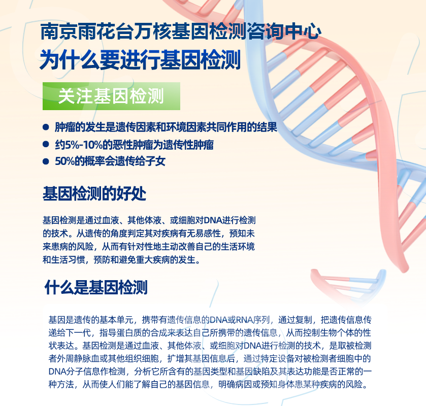 南京基因检测中心地址电话